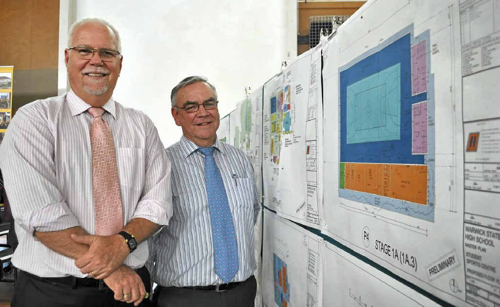 Education Queensland’s Greg Dickman and John Brazier outlined the master plan yesterday. Education Queensland’s Greg Dickman and John Brazier outlined the master plan yesterday.